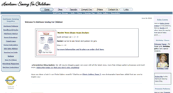 Desktop Screenshot of heirloomsewingforchildren.com
